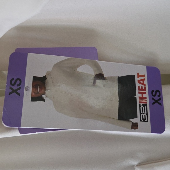 32 Degree Heat XS Women's White Hooded Jacket NWT - Picture 3 of 9